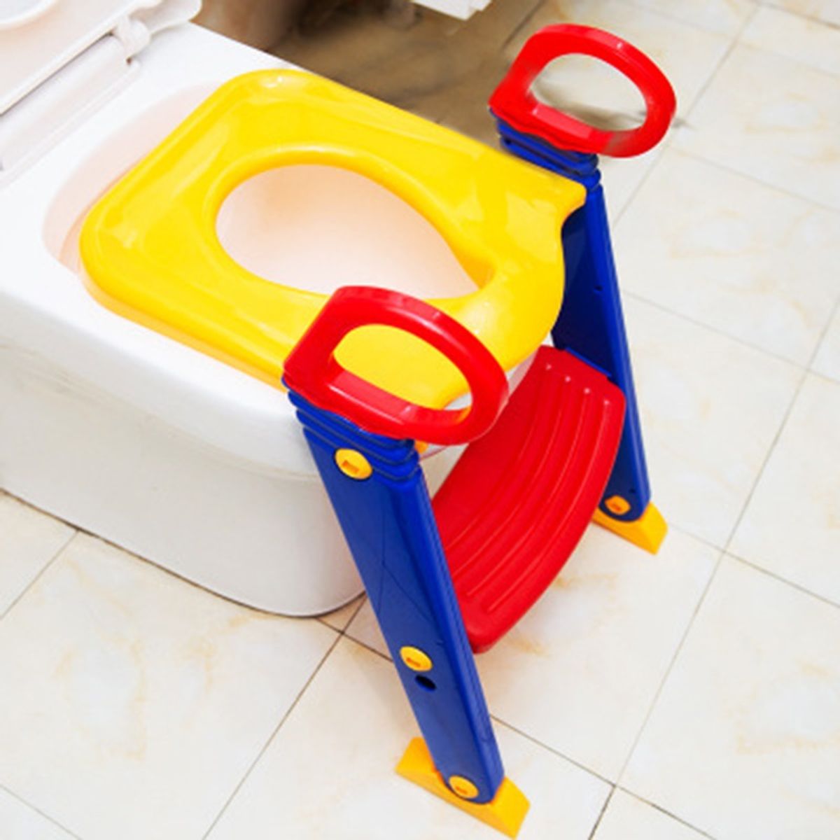 GENERICO - ADAPTADOR DE WC CON ESCALERA PARA NIÑOS