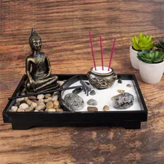 MOVI - Jardín Zen Decorativo con Buda