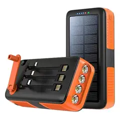 GENERICO - Boogostore Cargador Solar Power Bank 63200mah Cargador Port