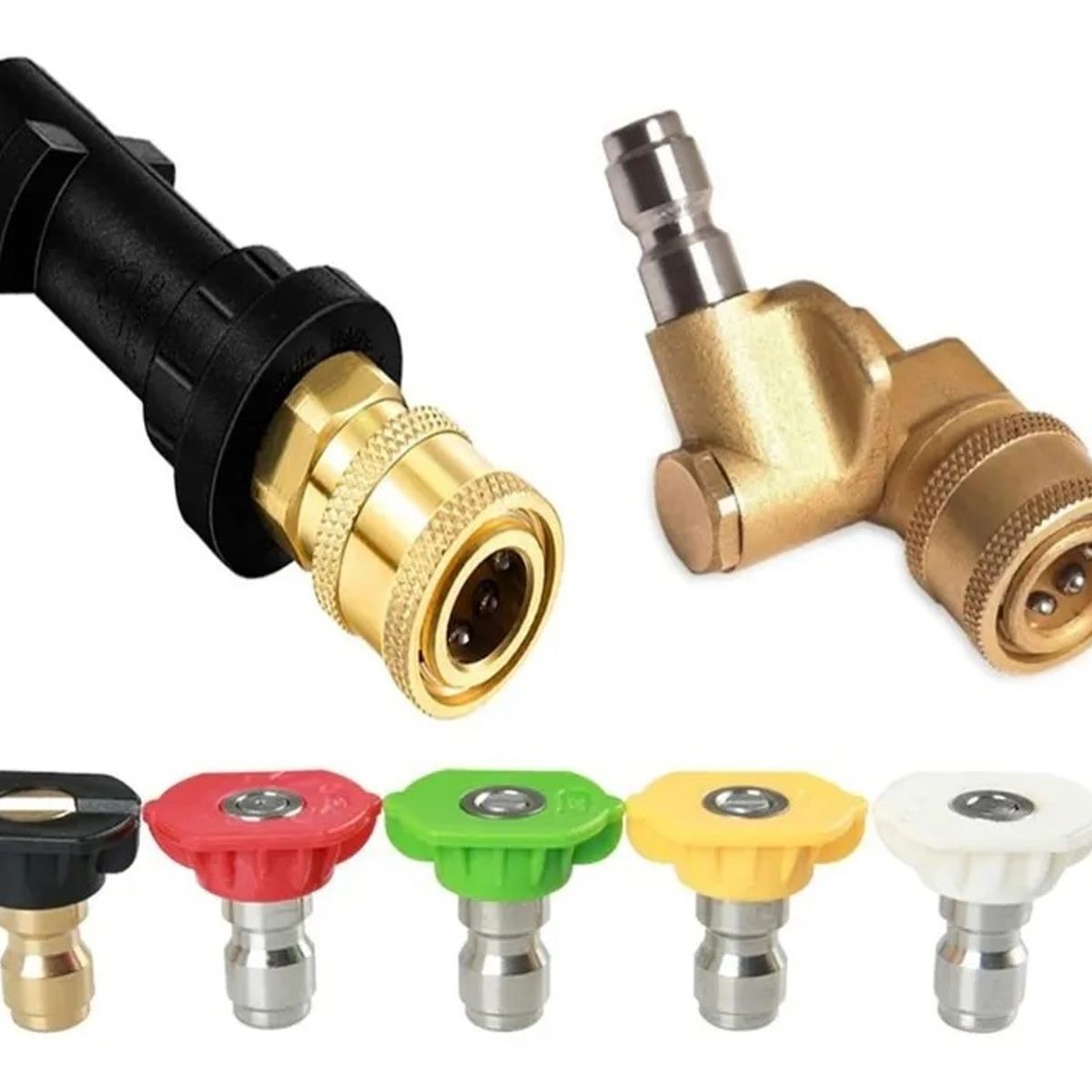 GENERICO - Conector Para Karcher Con Acople Rápido Lavado Carroceria