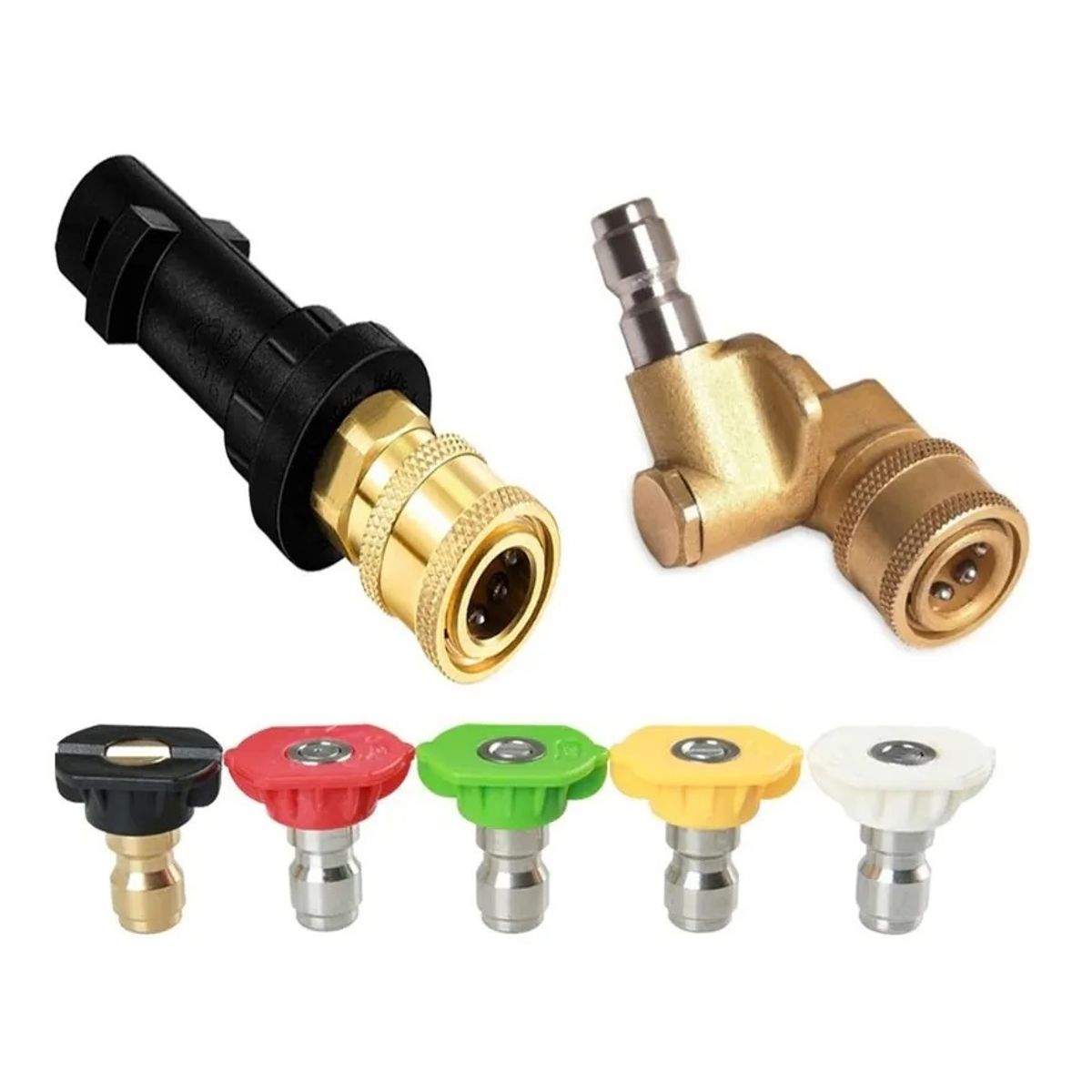 GENERICO - Conector Para Karcher Con Acople Rápido Lavado Carroceria