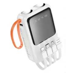 GENERICO - Cargador Portátil Power Bank Digital 10000mah Linterna