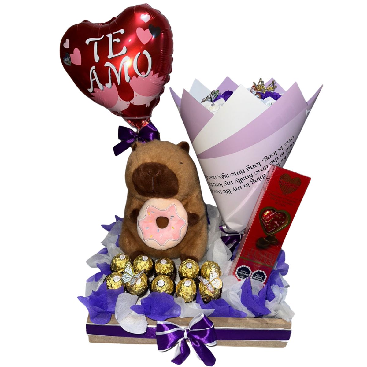 GENERICO - Bandeja Ramo de Rosas Eternas