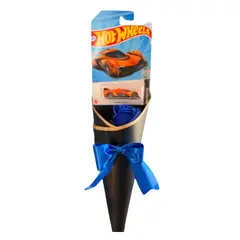 GENERICO - Bouquet 1 Rosa Eterna y Carrito Hot Wheels