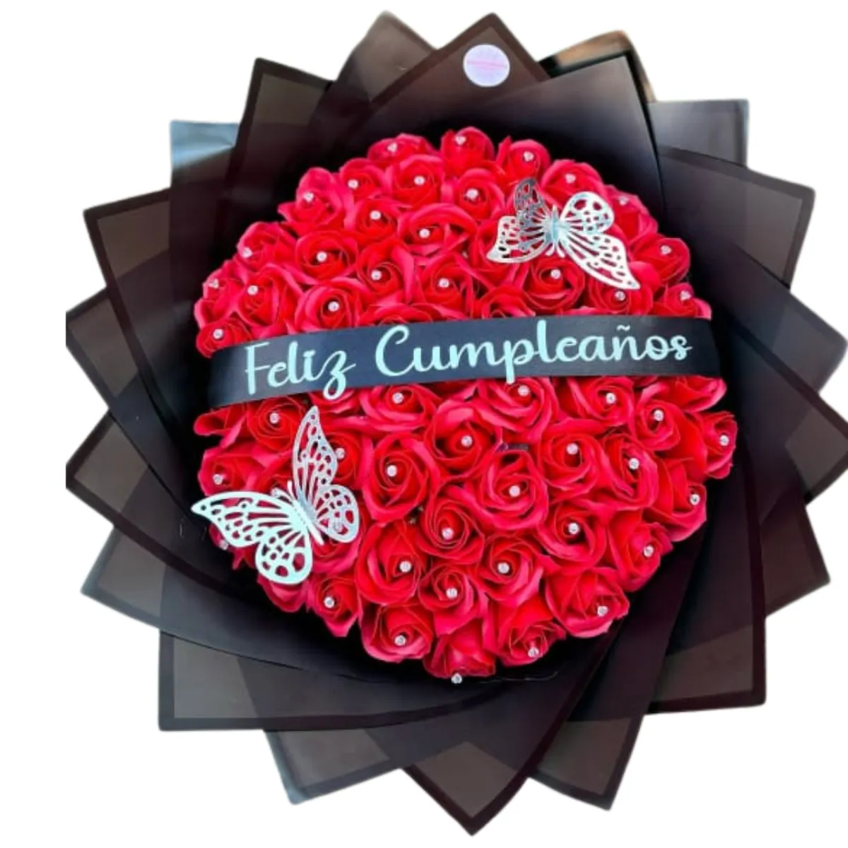 GENERICO - Bouquet de Cumpleaños 80 Rosas Eternas