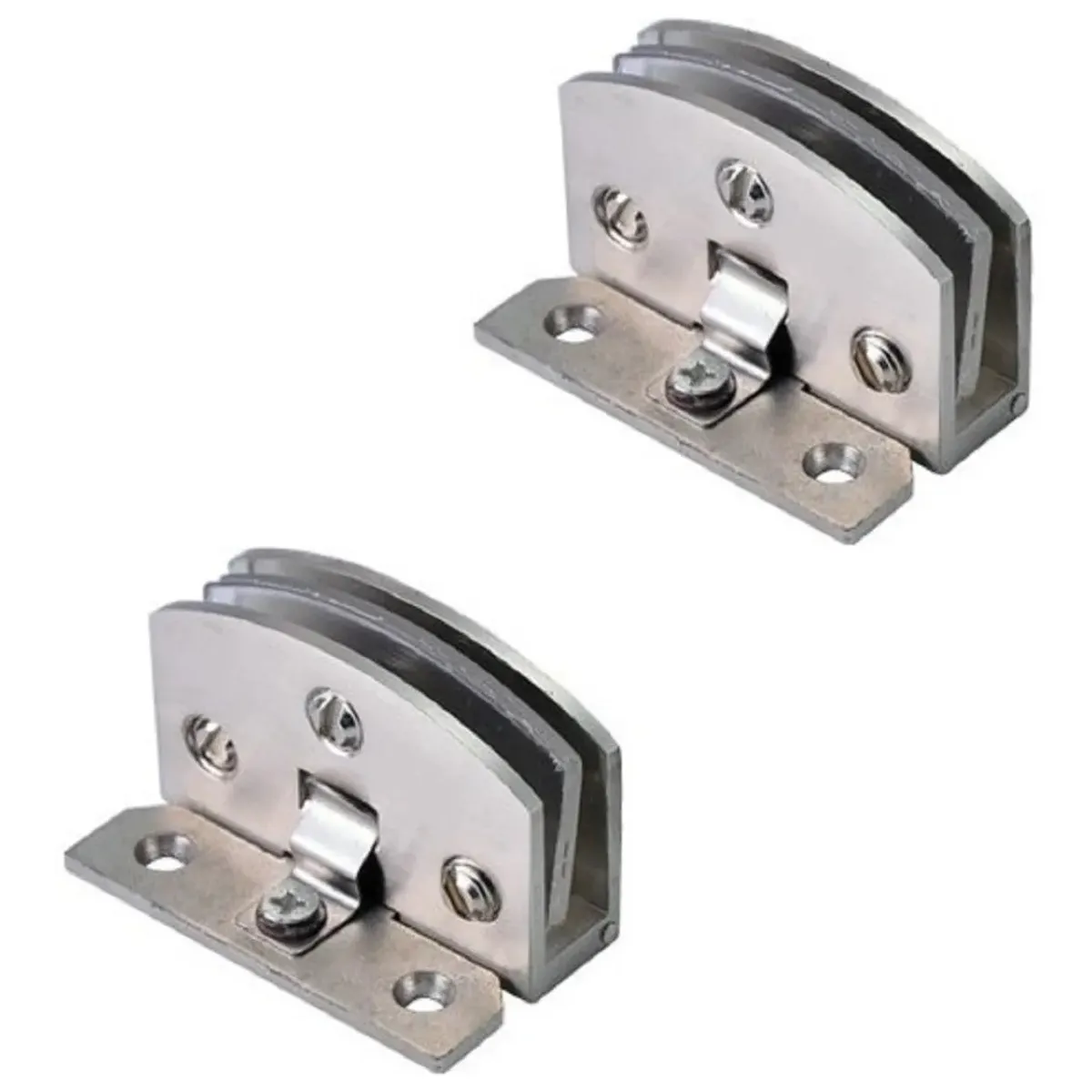 GENERICO - Bisagra Para Puerta Vidrio 5 - 8mm 1 Par Muebles