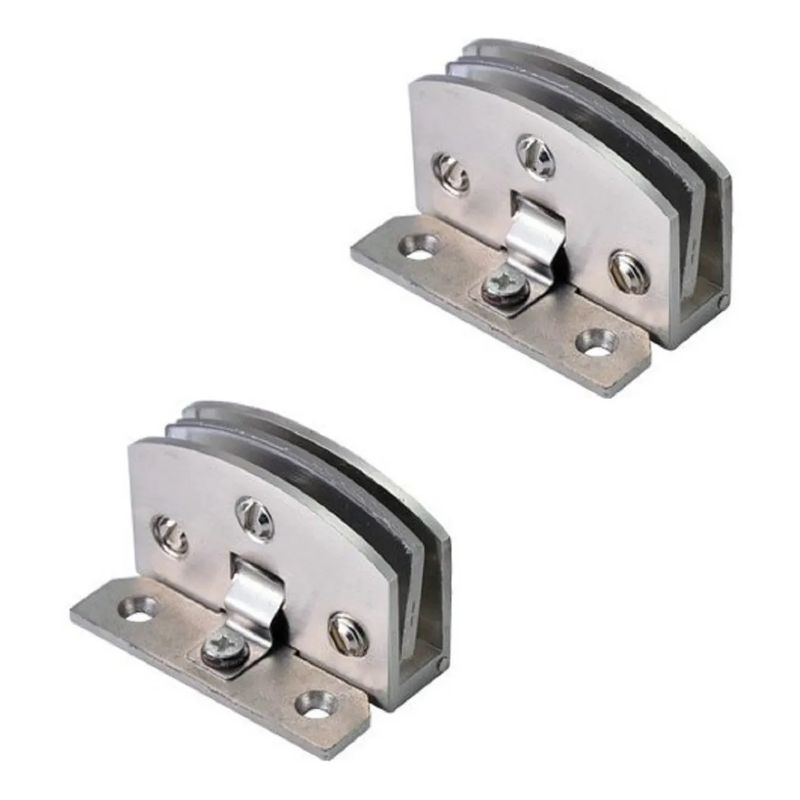 GENERICO - Bisagra Para Puerta Vidrio 5 - 8mm 1 Par Muebles