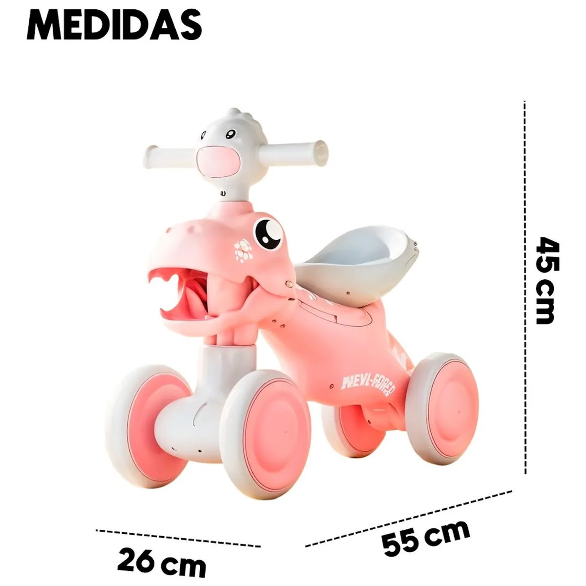 GENERICO - Andador Bicicleta De Equilibrio Dino Infantil