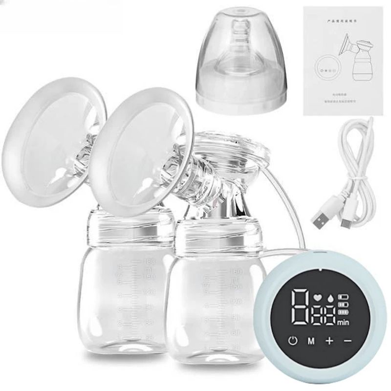 GENERICO - Extractor De Leche Doble Bombeo Digital Recargable
