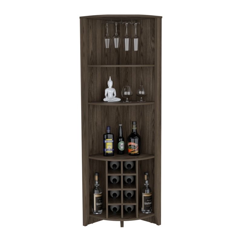 TUHOME - Bar Esquinero Essential Coñac 180X49X49 Cm