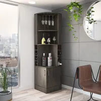 Bar Esquinero Kava Beijing Coñac 1806X469X469 Cm