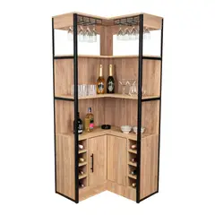 TUHOME - Bar Esquinero 1 Puerta 8 Botelleros Fm-005C - Cafe Claro