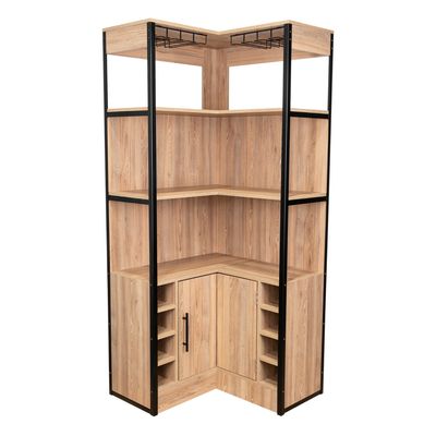 Imagen 2 del producto Bar Esquinero 1 Puerta 8 Botelleros Fm-005C - Cafe Claro