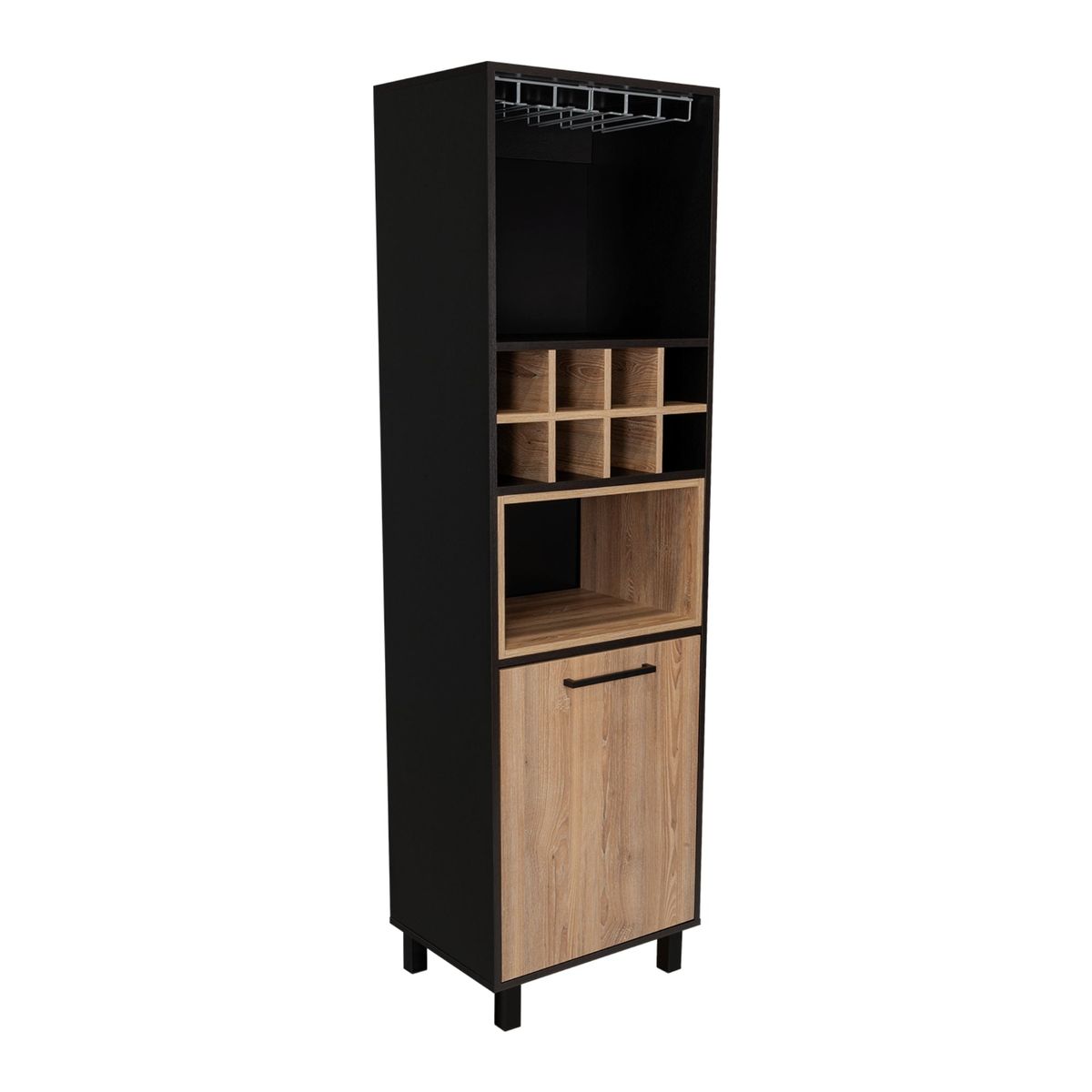 TUHOME - Bar Alto Kaia Wengue Y Miel 180X53X40 Cm
