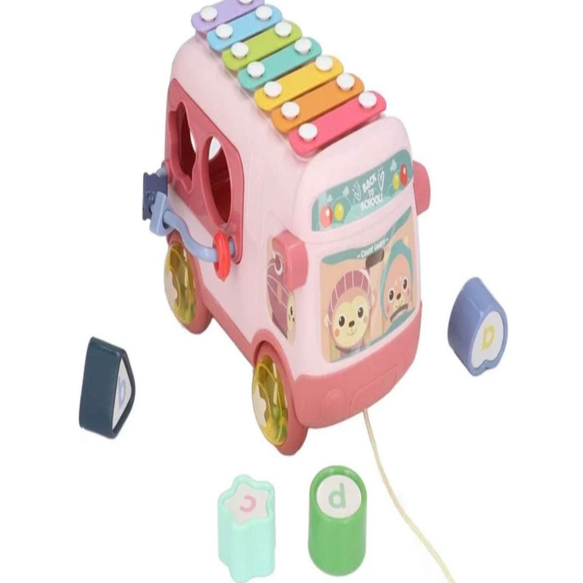 GENERICO - Bus Didáctico Musical 5 en 1  Juguete Educativo para Bebés