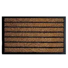 OEM - Alfombra De Entrada Rustica Hogar Limpiapiés Linea 75x45cm