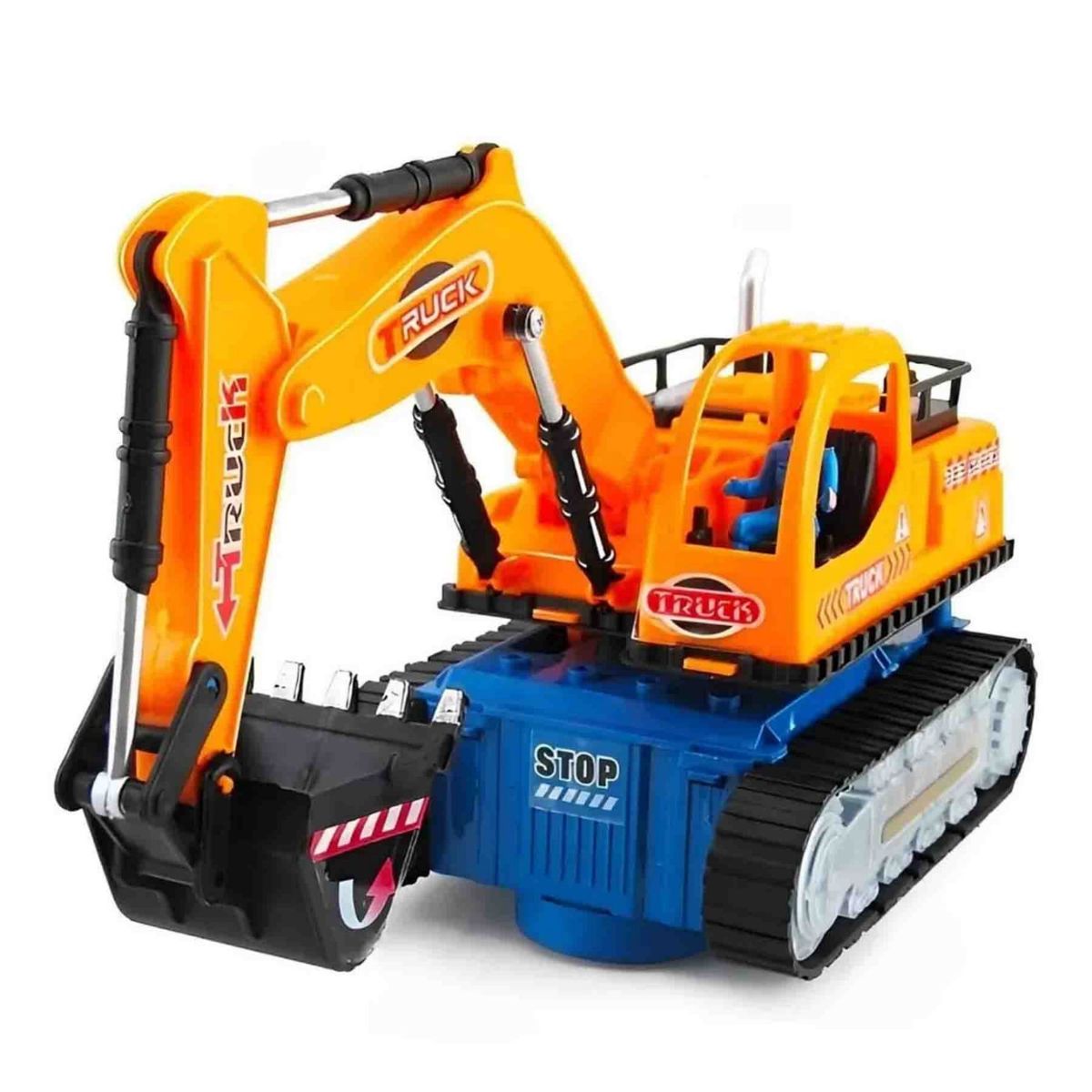 GENERICO - Retroexcavadora Con Luz y Sonido Pequena