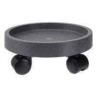 Macetero Porta Maceta Bandeja Para Maceta Con Ruedas 36cm