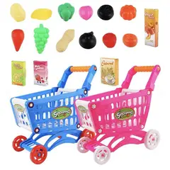 GENERICO - Carrito Supermercado y Productos Compras Juguete