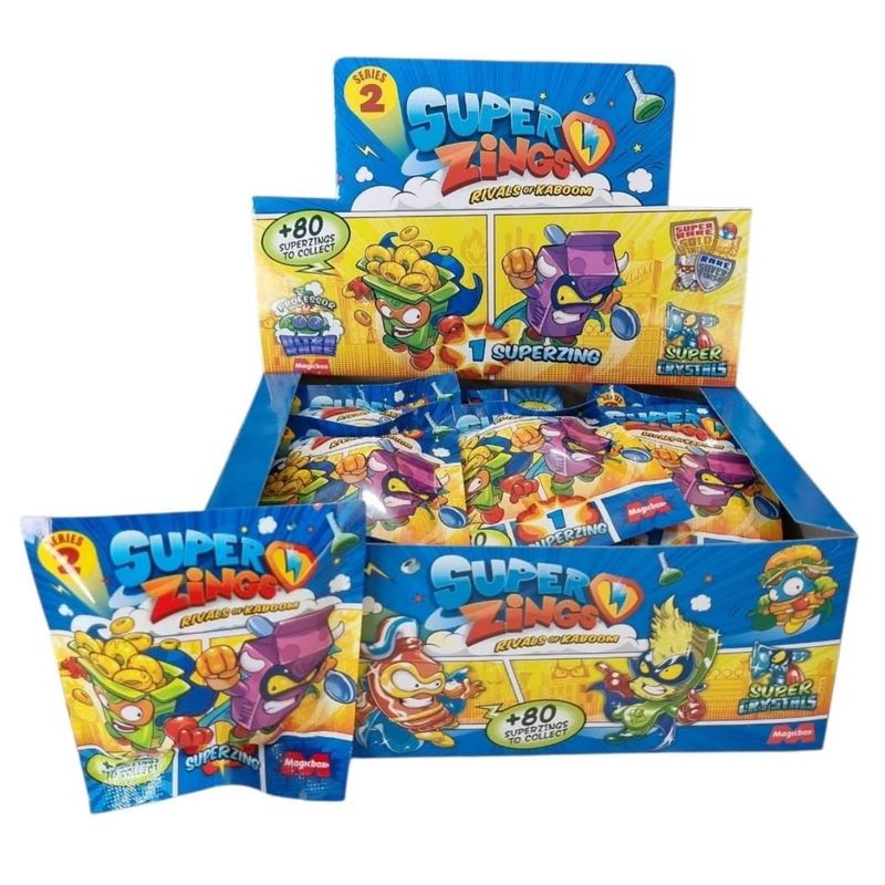 TIOZONEY - Superzings Serie 2 Caja 24 Personajes Originales  Rivals of kaboom