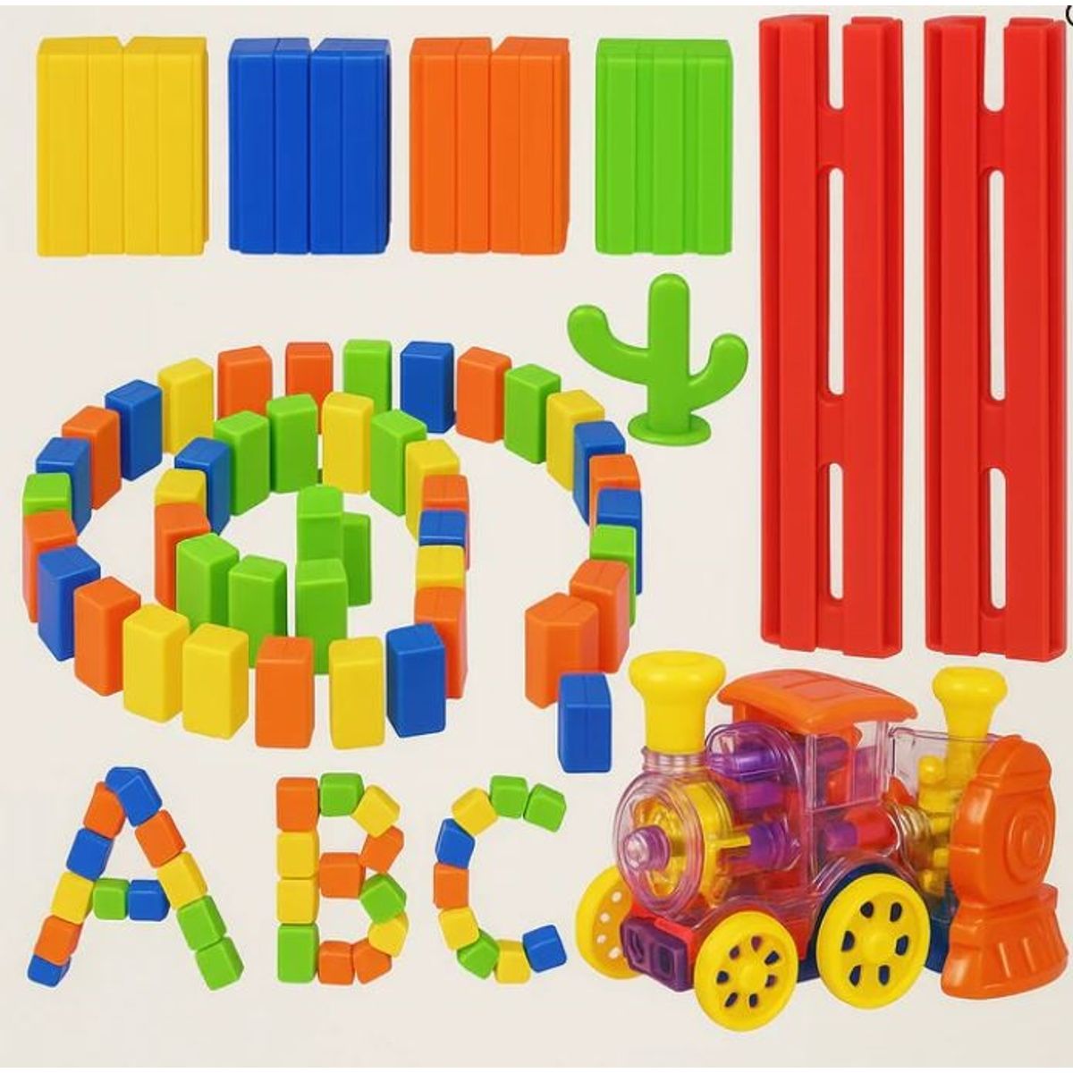 GENERICO - Tren Domino Didactico Juguete