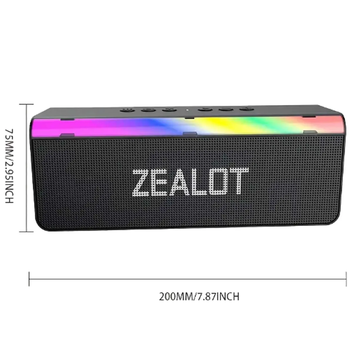 DECORACION CREATIVA - Zealot S72 Parlante Profesional compacto refuerzo de graves 8h 20w