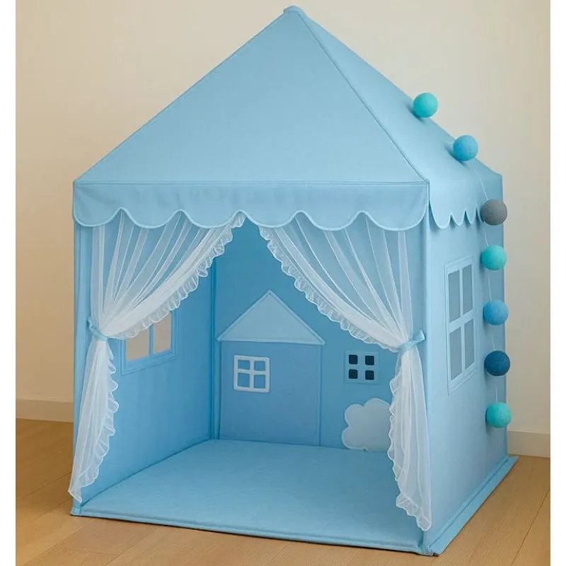 GENERICO - Carpa Casa Para Ninas Ninos Carpa Celeste