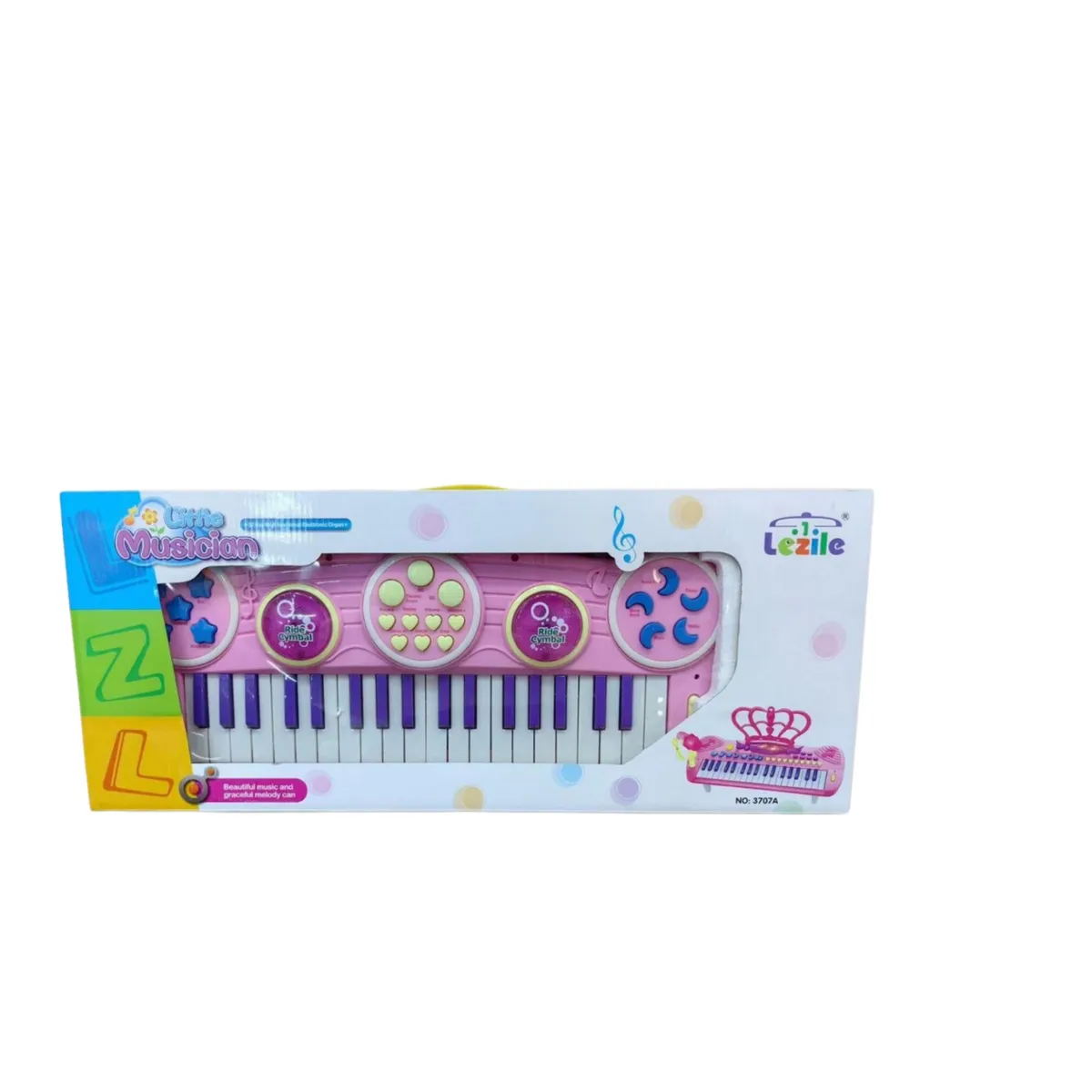 GENERICO - Teclado Piano Para Niños Little Musician Rosa 3707a SKU TN