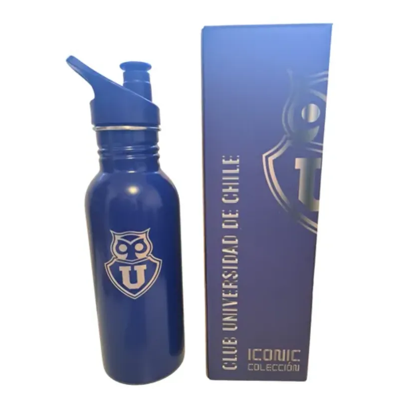 U DE CHILE - Botella Metálica Termica U de Chile 600 Ml