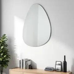 TUHOME - Espejo Sakura Diseño Forma Gota 70x50 Cm