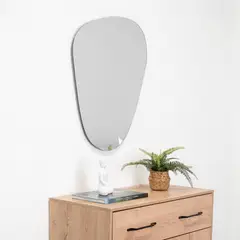 TUHOME - Espejo Baikal 80x60 Cm Diseño Irregular