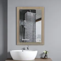 TUHOME - Espejo Rectangular 70x50 Cm Vanguard Rovere