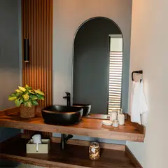 TUHOME - Espejo Retangular 90x45 Cm Goliat Marco Metalico