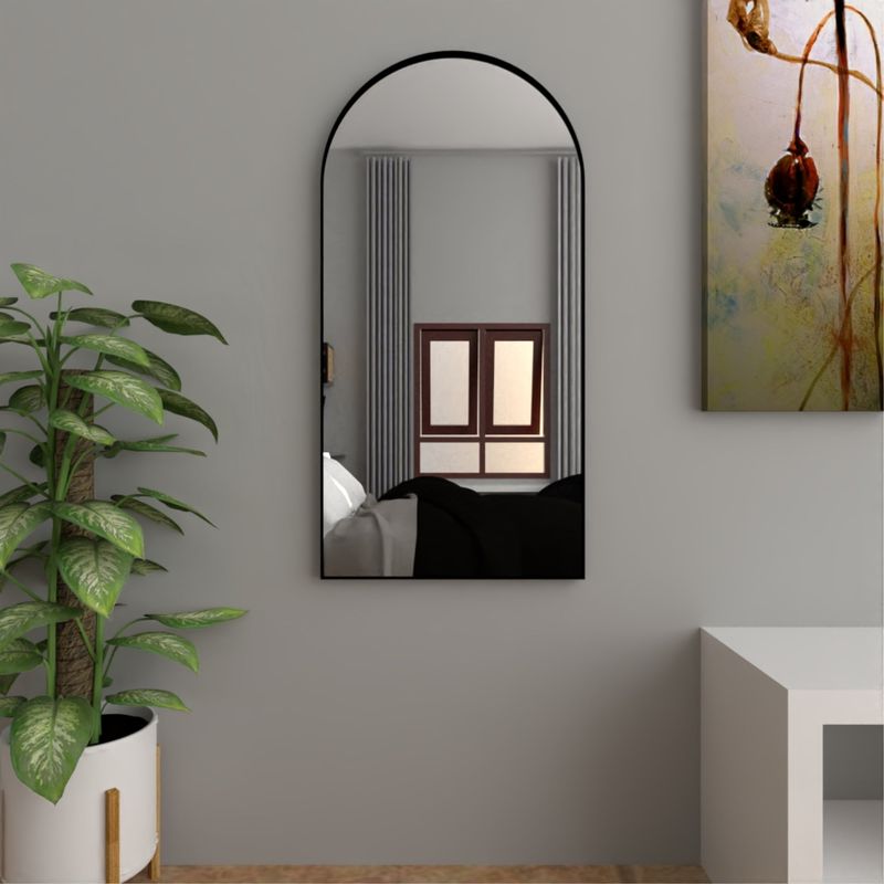 TUHOME - Espejo Retangular Dalton 120x60 Cm Marco Metalico