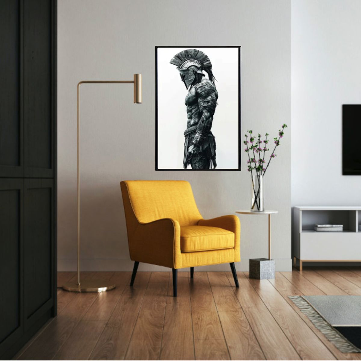 GENERICO - Elegante Cuadro Decorativo Pretoriano 60 X 40