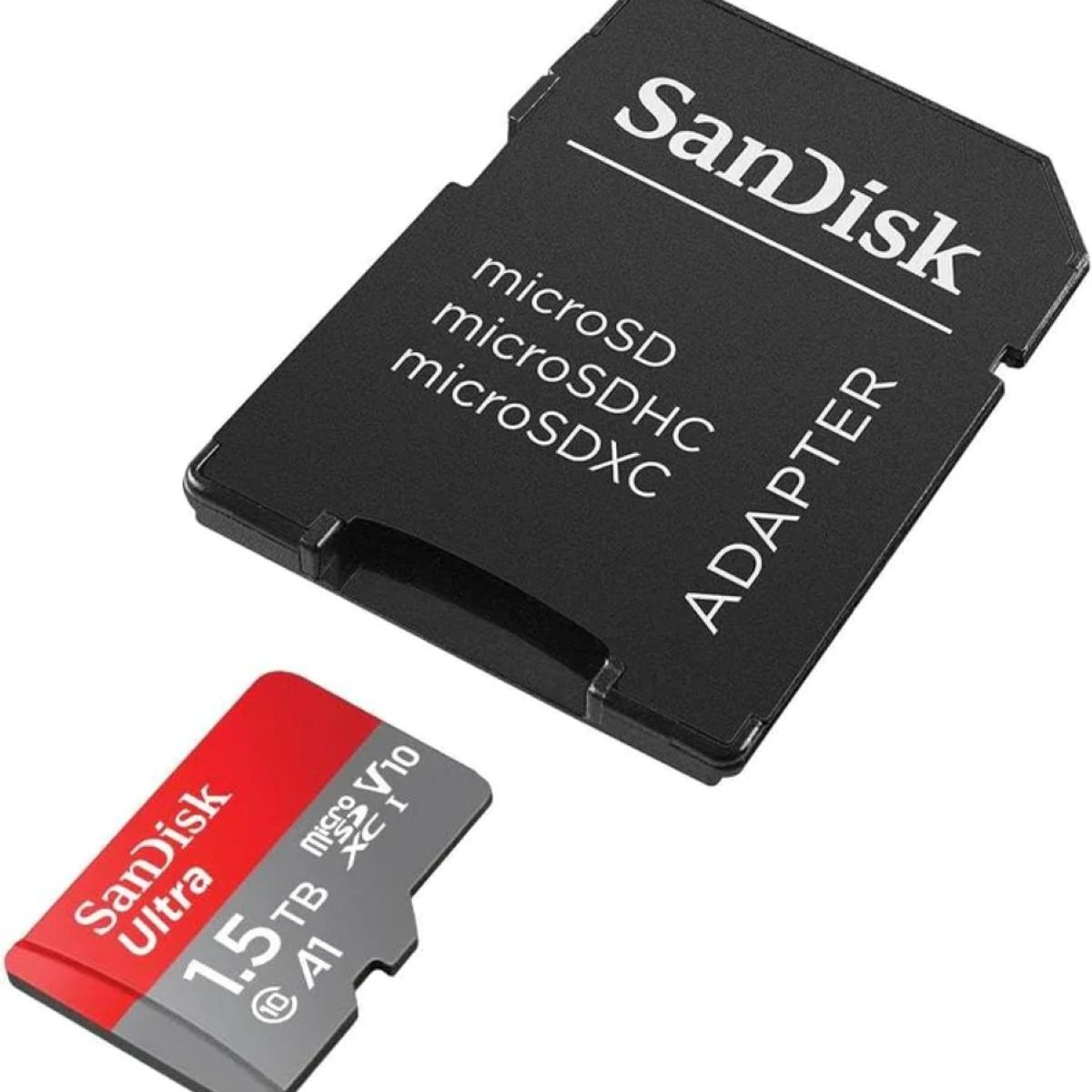 SANDISK - Memoria Micro SD Sandisk Ultra 1.5 TB 150MB/s C10, A1, Full HD