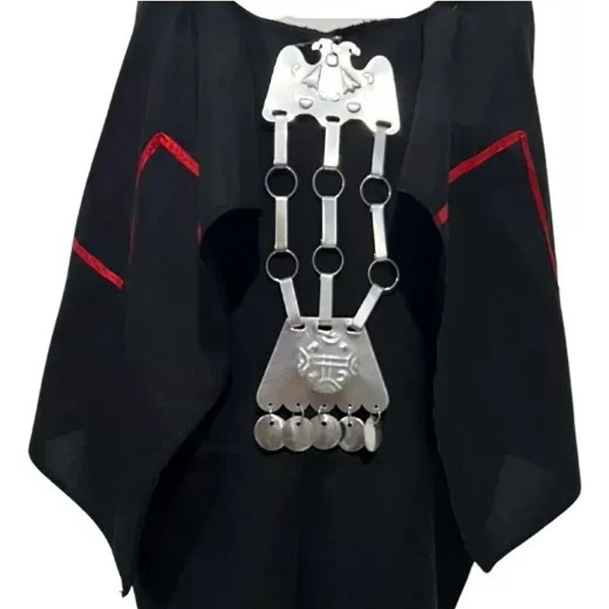 GENERICO - TRAJE TIPICO MAPUCHE NIÑA TALLA 12 CON ACCESORIOS