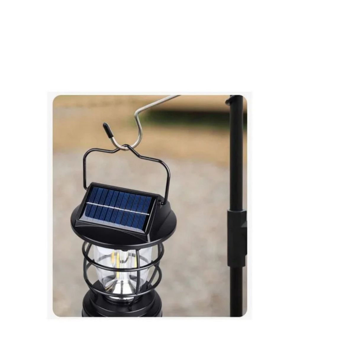 GENERICO - Farol Solar Foco Con Sensor Movimiento Terraza Jardín SKU TN