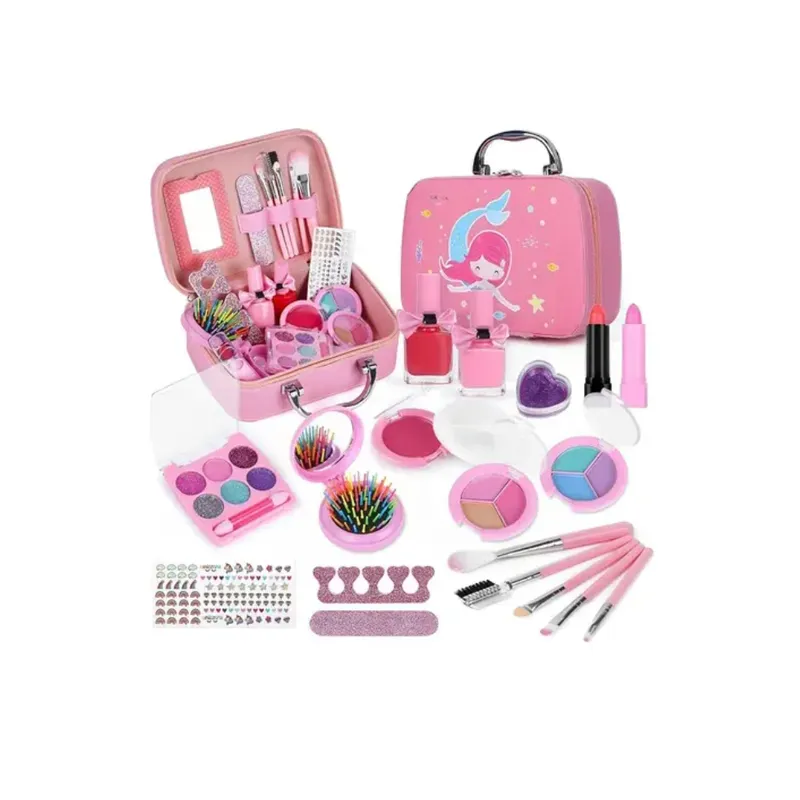GENERICO - Kit maleta de maquillaje niñas 20 piezas