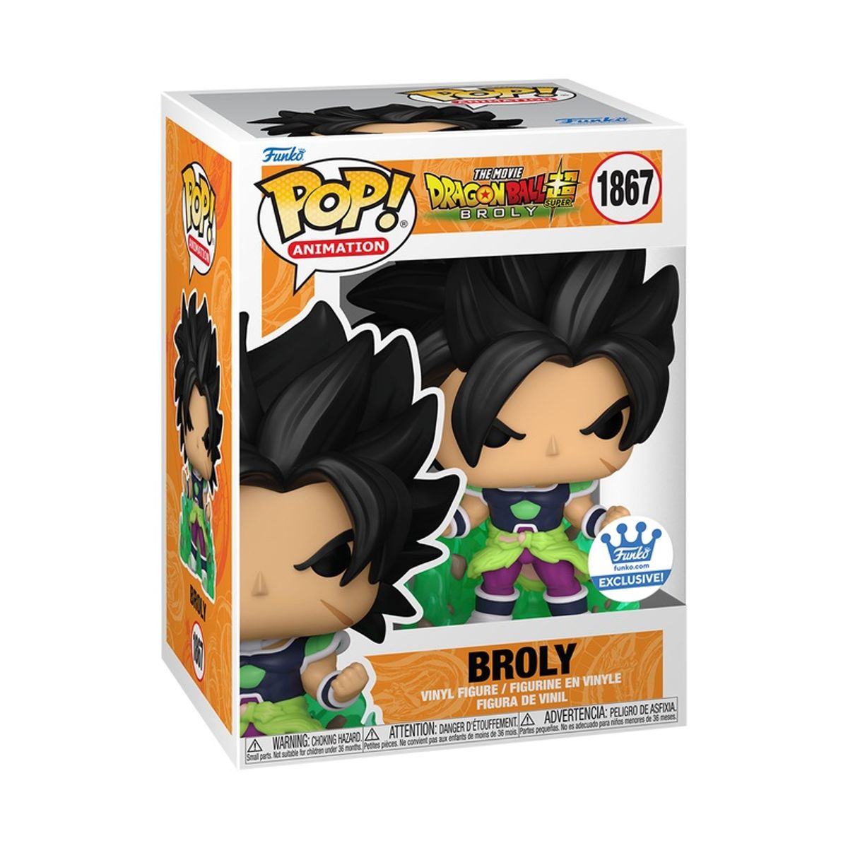 FUNKO - Funko Pop Dragon Ball Broly 1867 Exclusivo