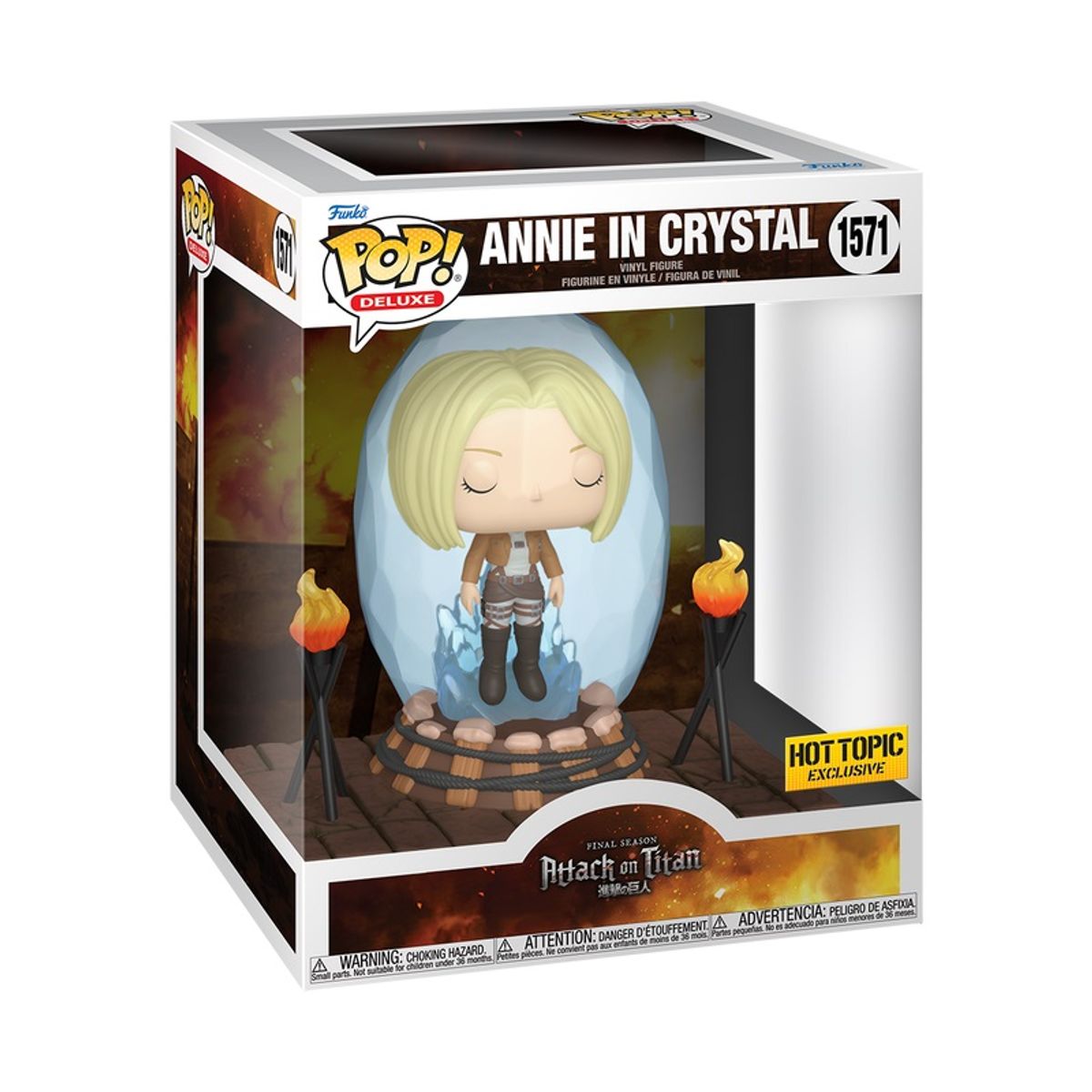 FUNKO - Funko Pop Attack On Titan  Annie Cristalizada 1571