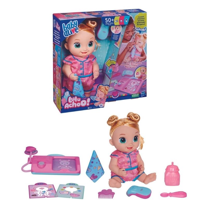 HASBRO - Hasbro Muñeca Baby Alive Lulu achoo