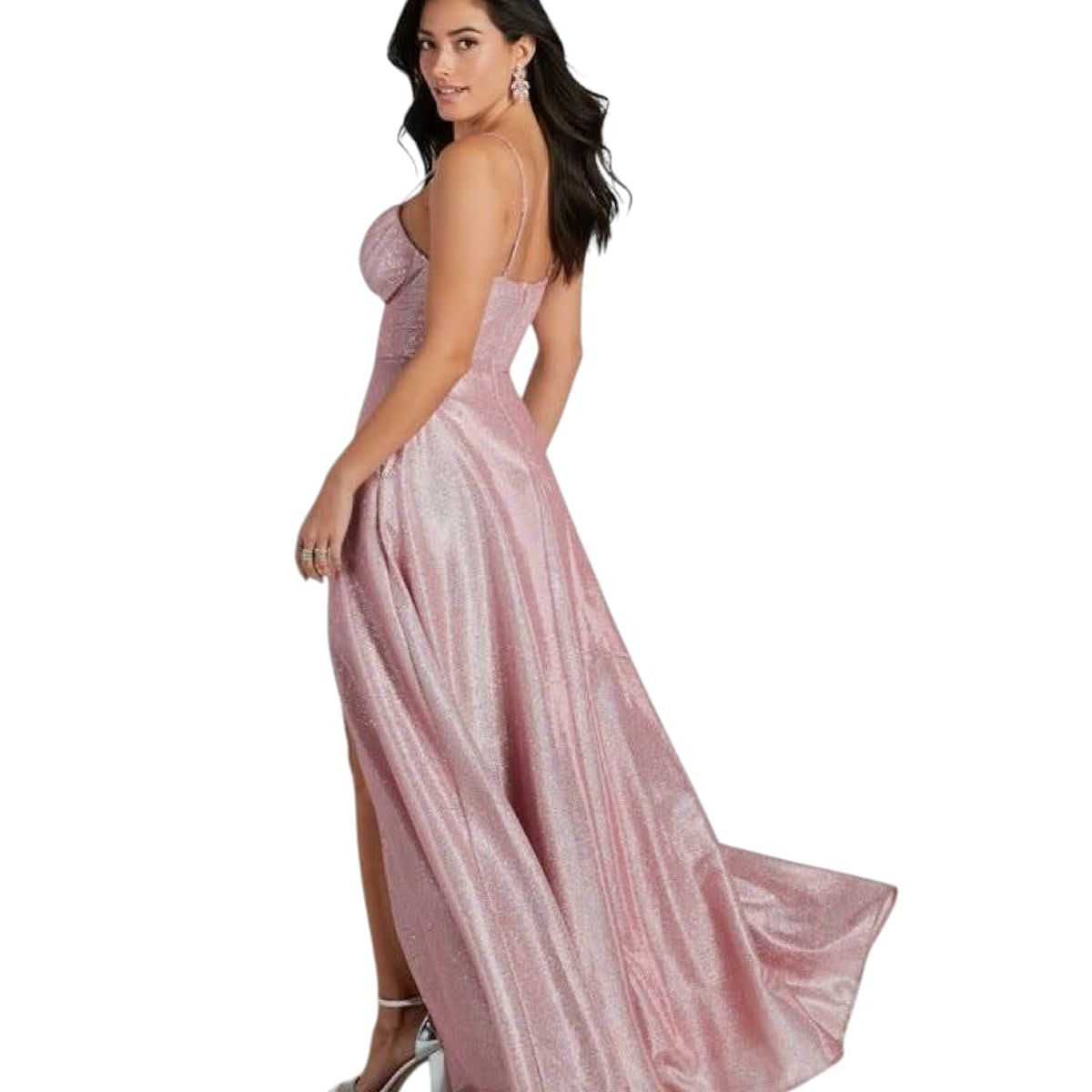 LUNA - Vestido Con Brillos De Fiesta Asia