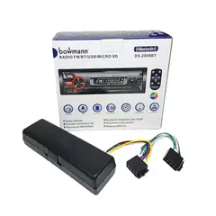 BOWMANN - RADIO PARA AUTO LUZ LED VARIABLE DD2800BT