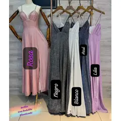 LUNA - Vestido Con Brillos De Fiesta Asia