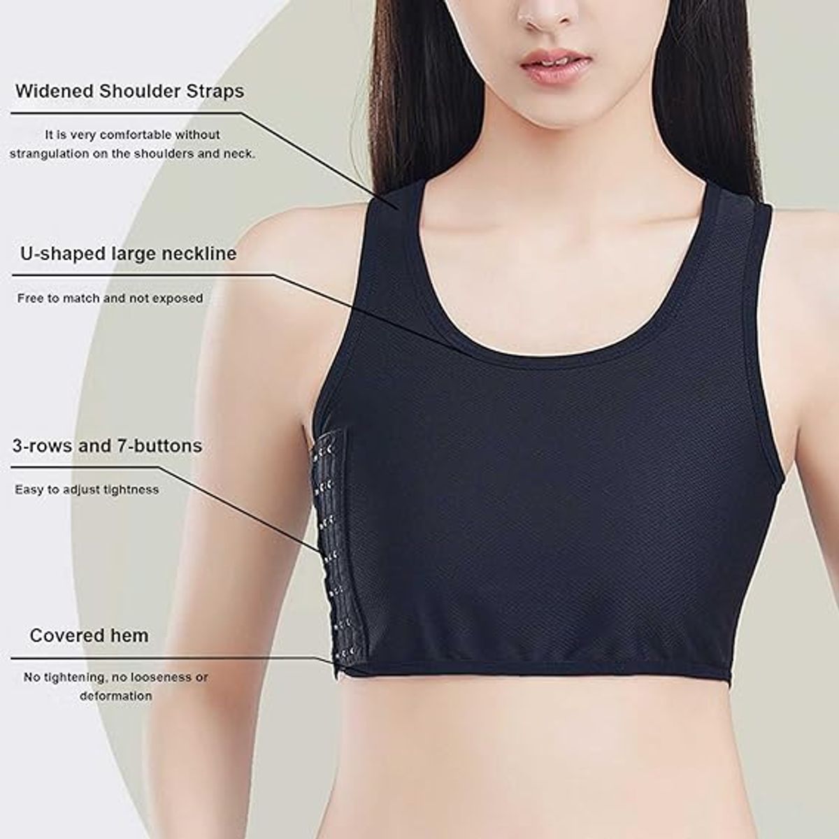 ATURE - Binder Tomboy Faja Corsé De Comprension De Pechos