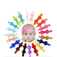 GENERICO - Cintillo diadema con lazo para bebe multicolor 20 unidades TE00227MU