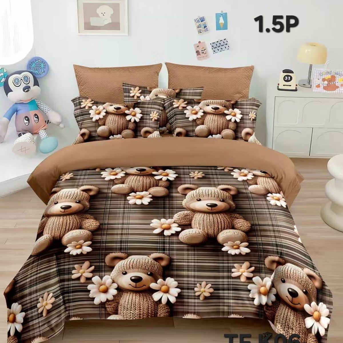 GENERICO - Quilt de Verano 1.5 Plazas Efecto 5D TFK06