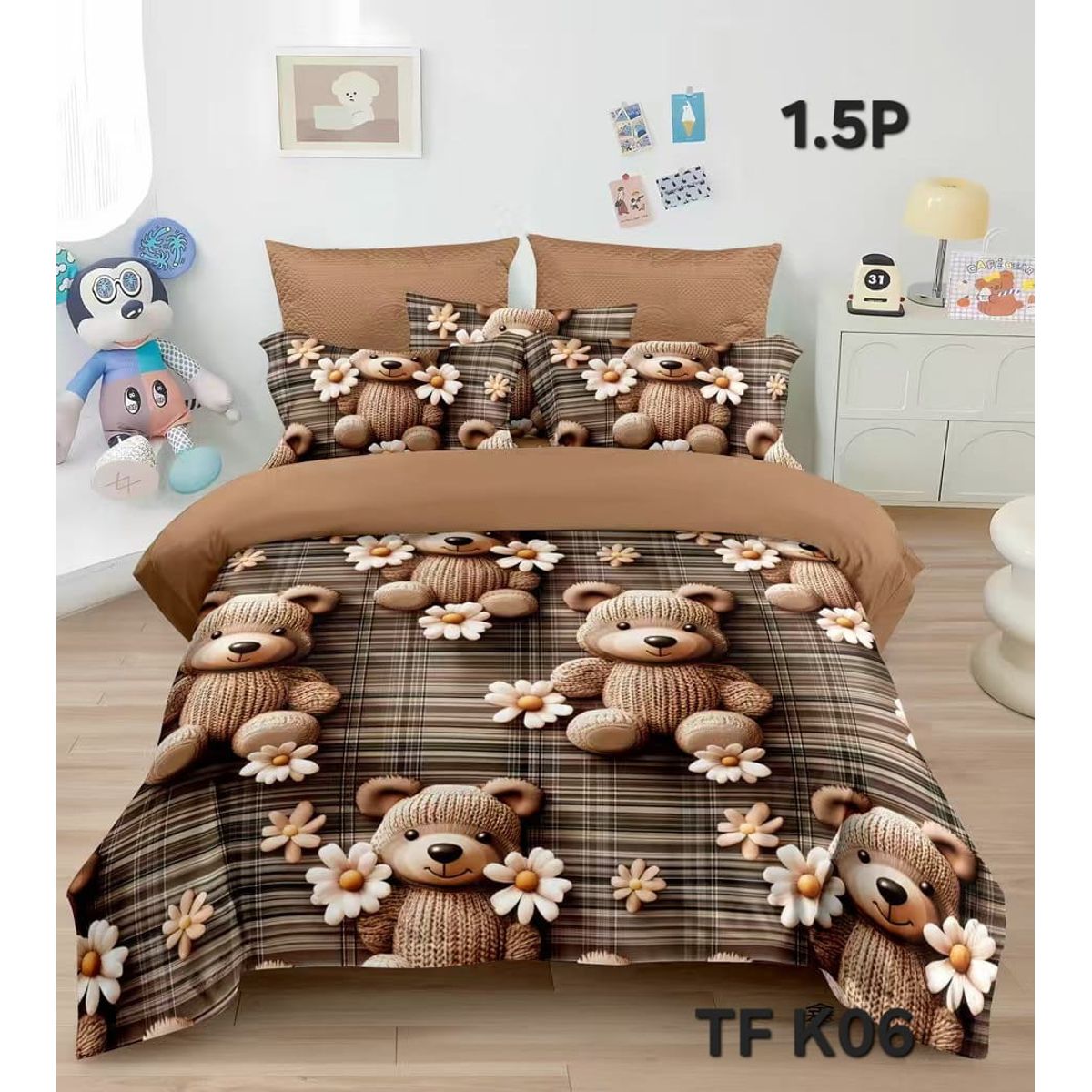 GENERICO - Quilt de Verano 1.5 Plazas Efecto 5D TFK06