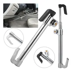 GENERICO - Traba Volante Y Pedal Antirrobo Metal + Llave